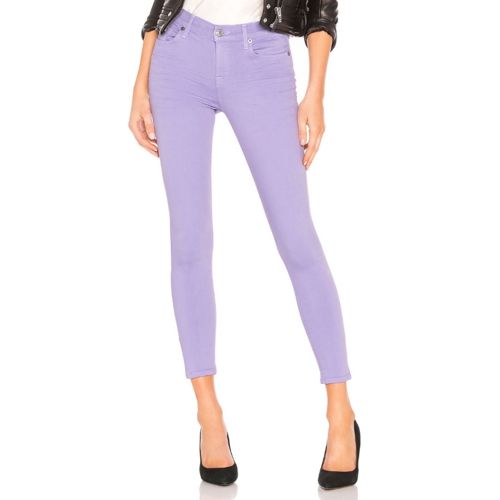 7 For All Mankind The Mid Rise Cropped Skinny Jean